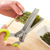 5 Blade Kitchen Salad Scissors