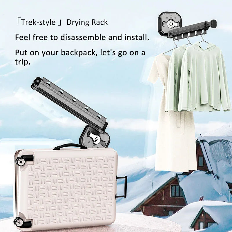 Retractable Clothes Drying Rack